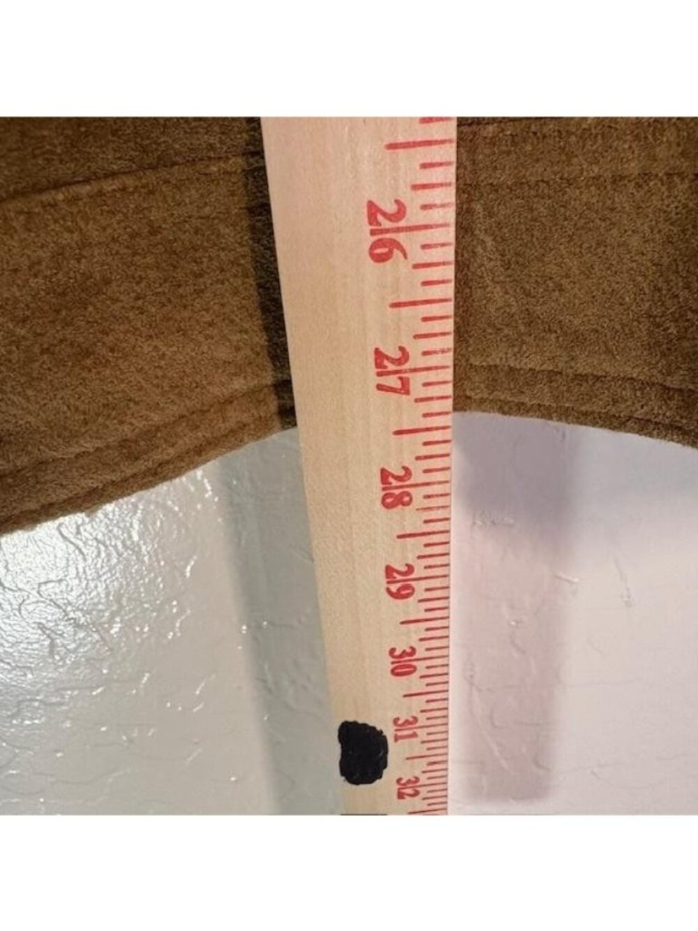 Aeropostale Jacket Mens Medium Brown Leather Sherpa Lined Bomber Snap Style 235 - Picture 7 of 7